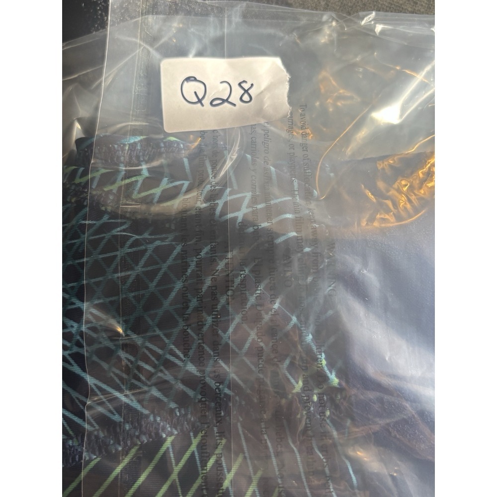 All in Motion Girls‎ Size XS 4-5 Pull-On Activewear Leggings Blue Green Q28 - Picture 3 of 3